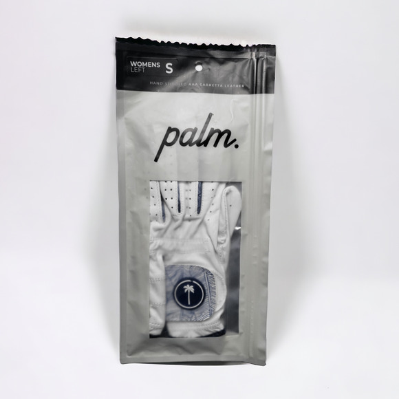 NWT PALM Women’s Leafy Hand Stitched Cabretta‎ Leather Left Handed Glove Size S - Picture 3 of 6